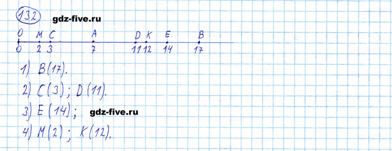 ГДЗ по математике 5 класс Мерзляк задание №132