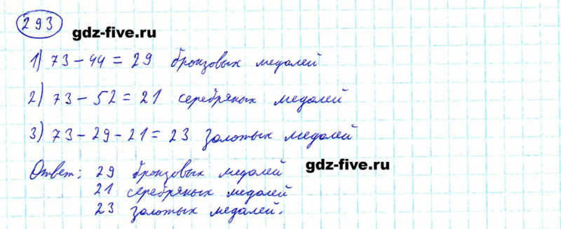 ГДЗ по математике 5 класс Мерзляк задание №293