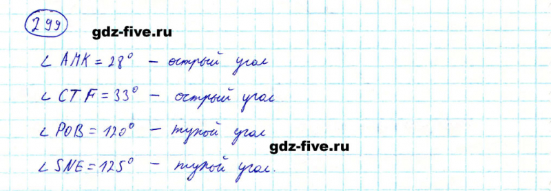 ГДЗ по математике 5 класс Мерзляк задание №299