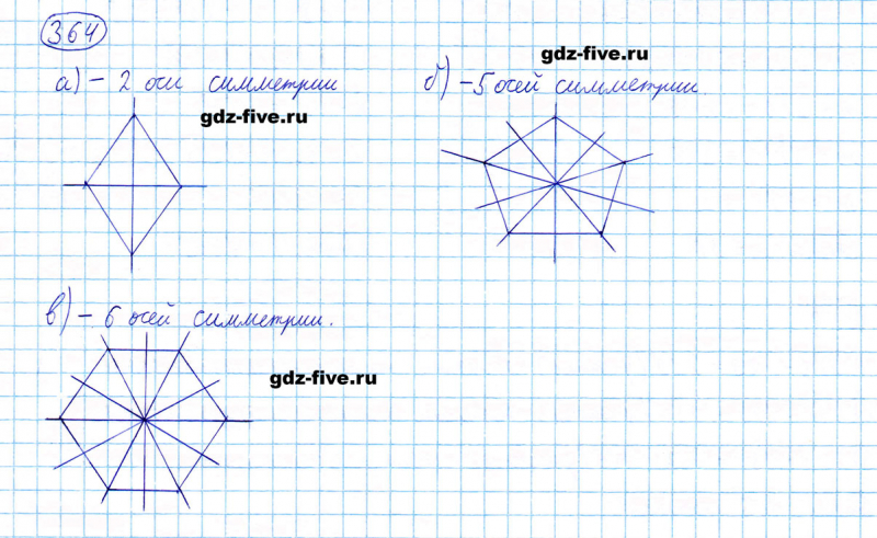 ГДЗ по математике 5 класс Мерзляк задание №364