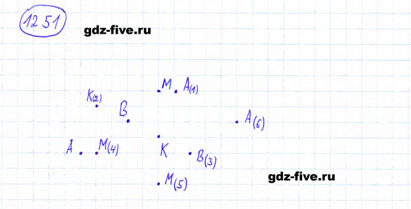 ГДЗ по математике 6 класс Мерзляк задание №1251