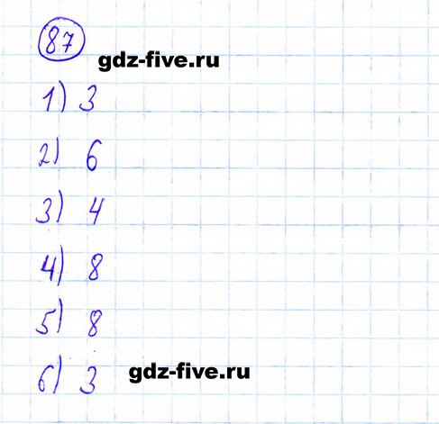 ГДЗ по математике 6 класс Мерзляк задание №87