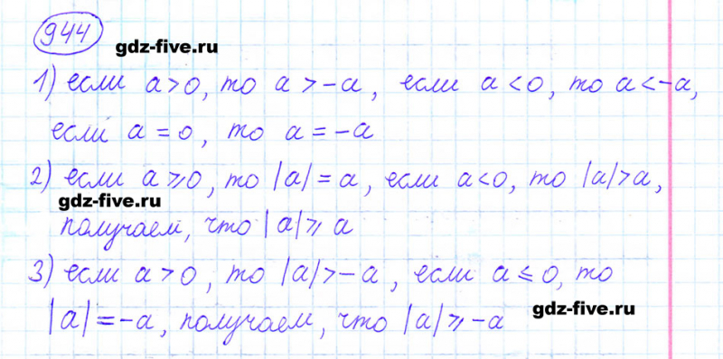 ГДЗ по математике 6 класс Мерзляк задание №944