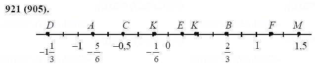 ГДЗ по математике 6 класс Виленкин, Жохов задание №921