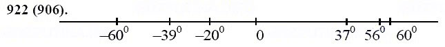 ГДЗ по математике 6 класс Виленкин, Жохов задание №922