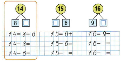 Математика 1 класс рабочая тетрадь Моро 2 часть страница 40